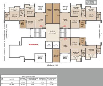 Project Image of 494.0 - 499.0 Sq.ft 2 BHK Apartment for buy in Shree Venkatesh Joynest Phase 2