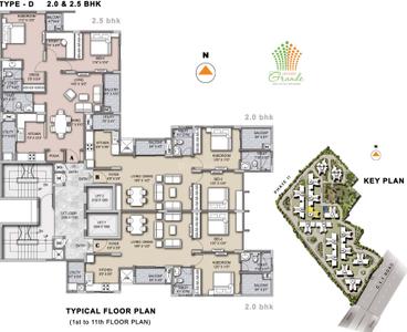 Project Image of 650.0 - 1634.0 Sq.ft 1 BHK Apartment for buy in Olympia Grande