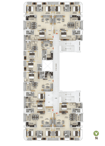 Project Image of 957.0 - 1315.0 Sq.ft 2 BHK Apartment for buy in Martin Rupsha