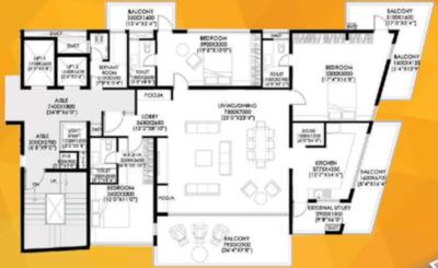 Project Image of 2561.0 - 2947.0 Sq.ft 3 BHK Apartment for buy in Dr K Balaraman Krsna Laburnum