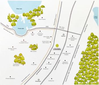 Project Image of 489.22 - 605.04 Sq.ft 2 BHK Apartment for buy in Lodha Vikhroli Tower C1
