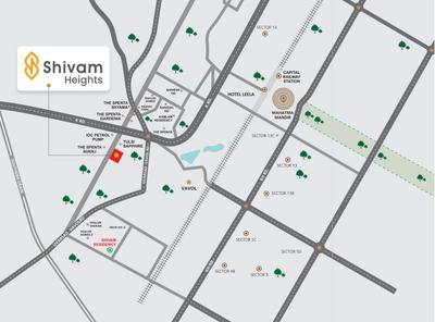 Om Shivam Heights Location Plan 1