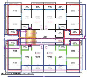 Project Image of 666.72 - 730.76 Sq.ft 2 BHK Apartment for buy in Eden Evoq And Empire