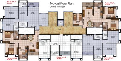 Project Image of 905.0 - 1167.0 Sq.ft 2 BHK Apartment for buy in Roongta Shree Tirumala Plaza