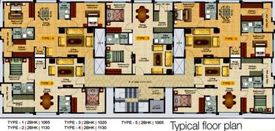 Project Image of 1020.0 - 1130.0 Sq.ft 2 BHK Apartment for buy in Keerthi Pride