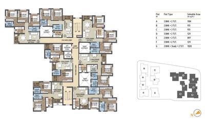 Project Image of 1211 Sq.ft 3 BHK Apartment / Flat for sale in Belghoria for Rs. 10500000