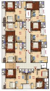 Project Image of 510.0 - 920.0 Sq.ft 1 BHK Apartment for buy in Radhey Krishna Apartment