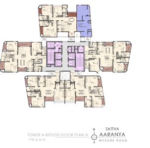 Project Image of 2117.0 - 2944.0 Sq.ft 3 BHK Apartment for buy in Sattva Aaranya