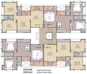 Project Image of 681.0 - 889.0 Sq.ft 2 BHK Apartment for buy in Shree Laxmi Gokuldham