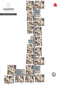 Project Image of 1085.0 - 1890.0 Sq.ft 2 BHK Apartment for buy in Trifecta Vanto