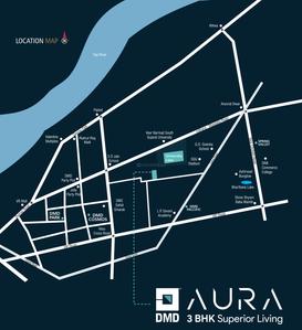 Project Image of 1176.06 - 1266.16 Sq.ft 3 BHK Apartment for buy in DMD Aura