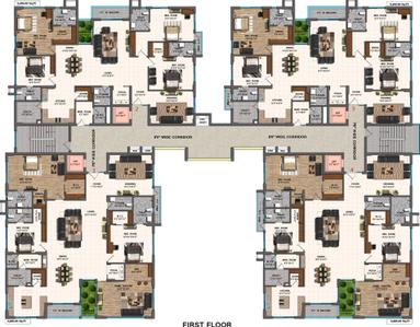 Project Image of 3450.0 - 4412.0 Sq.ft 3 BHK Apartment for buy in Sri Aditya Landmark