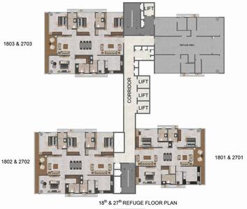Project Image of 2386.0 - 3917.0 Sq.ft 3 BHK Apartment for buy in Casagrand GS Infinity