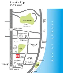 Project Image of 2550 Sq.ft 3 BHK Apartment / Flat for sale in Maddilapalem for Rs. 22500000