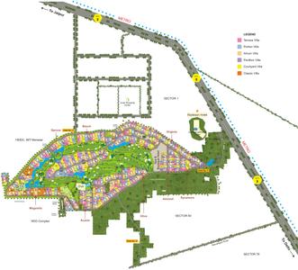 Project Image of 5867.0 - 6780.0 Sq.ft 4 BHK Villa for buy in Unitech Karma Lake Lands