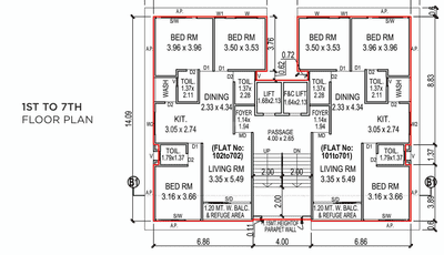 Project Image of 1055.83 - 1446.51 Sq.ft 3 BHK Apartment for buy in Sahajanand Lotus