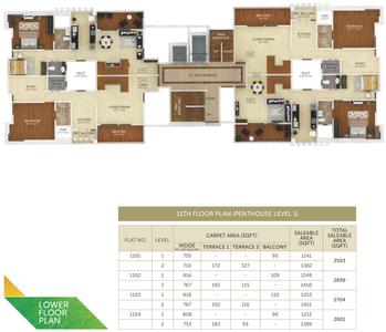 Project Image of 1046.0 - 2699.0 Sq.ft 2 BHK Apartment for buy in Valay Skylark Residences