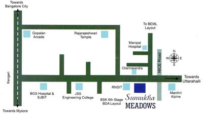 Project Image of 1225 Sq.ft 3 BHK Apartment / Flat for sale in Srinivaspura for Rs. 6800000