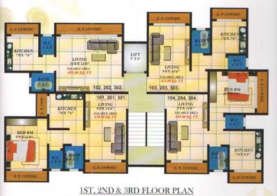 Om Sai Arcade S NO 69 H NO 10 P Sai Arcade Cluster Plan 1