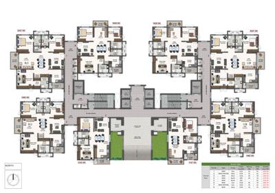 Project Image of 1243.0 - 2257.0 Sq.ft 2 BHK Apartment for buy in Aparna Zenon
