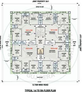Project Image of 814.83 - 850.13 Sq.ft 3 BHK Apartment for buy in Vivekanand Krishna Avenue II