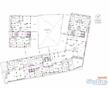 Project Image of 931.62 - 1191.35 Sq.ft 3 BHK Apartment for buy in Akshar Sahjanand Skyline