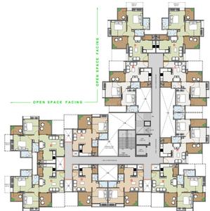 Project Image of 300.0 - 532.0 Sq.ft 1 BHK Apartment for buy in Majestique Venice Building D Wing A