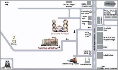 Archana Meadows Location Plan 1