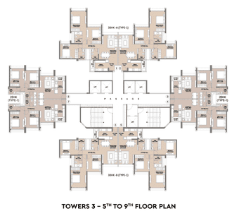 Project Image of 665.43 - 959.18 Sq.ft 2 BHK Apartment for buy in Sunteck Sky Park