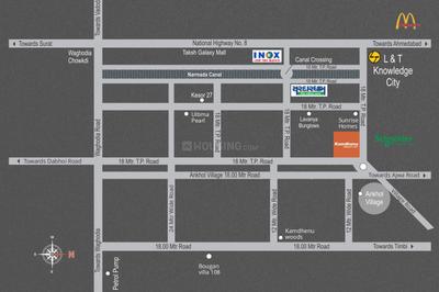 Project Image of 846.04 - 971.0 Sq.ft 3 BHK Apartment for buy in Kamdhenu Serenity Sky