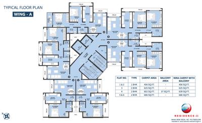 Project Image of 450.58 - 686.31 Sq.ft 1 BHK Apartment for buy in Space Residence II Building No 4 A