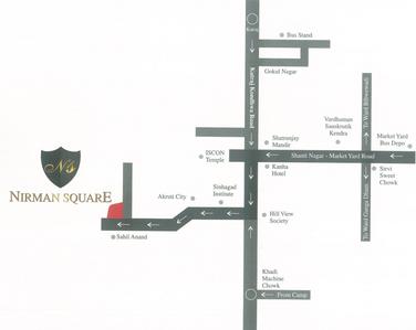 Project Image of 472.97 - 978.22 Sq.ft 1 BHK Apartment for buy in Sungold Nirman Square