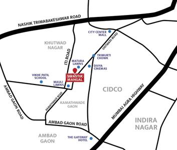 Project Image of 814.0 - 1008.0 Sq.ft 2 BHK Apartment for buy in Swastik Mangal