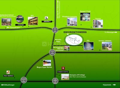 Project Image of 937.0 - 1460.0 Sq.ft 2 BHK Apartment for buy in Environ Towers