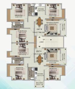 Project Image of 924.0 - 1412.0 Sq.ft 2 BHK Apartment for buy in Lakhi Niwas