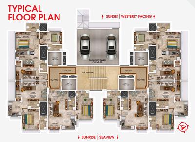Project Image of 777 Sq.ft 1 BHK Apartment / Flat for sale in Mandvi for Rs. 17200000