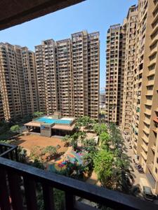 Balcony Image of 600 Sq.ft 1 RK Apartment / Flat for rent in Raunak City Sector IV D7, Kalyan West Kalyan for Rs. 16000