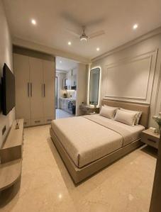 Bedroom Image of 750 Sq.ft 1 BHK Apartment / Flat for rent in Shree Balaji Shree Balaji Wind Park, Gota Ahmedabad for Rs. 20000