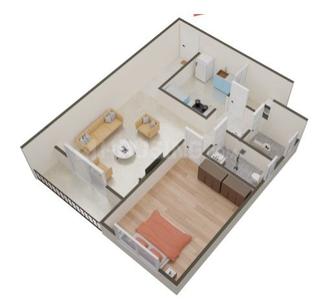 Image of 980 Sq.ft 2 BHK Apartment / Flat for sale in Hakke Ekaant, Fursungi, Pune for Rs. 5800000