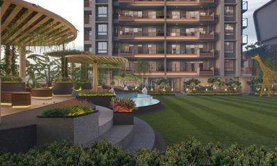 Image of 2412 Sq.ft 4 BHK Apartment / Flat for sale in Kudasan, Gandhinagar for Rs. 13000000