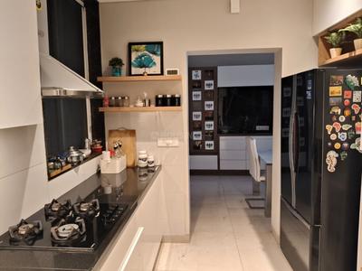 Kitchen Image of 2800 Sq.ft 4 BHK Apartment / Flat for rent in Sagitarius Bluegrass Residences, Kalyani Nagar Pune for Rs. 190000