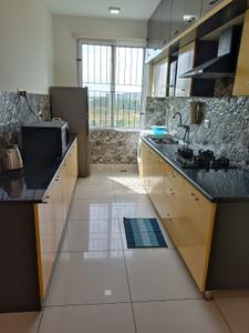 Kitchen Image of 1080 Sq.ft 2 BHK Apartment / Flat for rent in Brigade Orchards, Boodihal Bengaluru for Rs. 35000