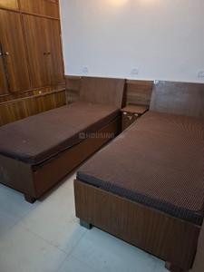Bedroom Image of 900 Sq.ft 2 BHK Builder Floor for rent in Hawelia Central, Sector 12 Noida for Rs. 36000