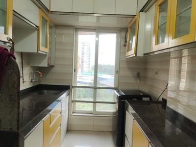Kitchen Image of 550 Sq.ft 1 BHK Apartment / Flat for rent in Gurukrupa Marina Enclave, Malad West Mumbai for Rs. 38000