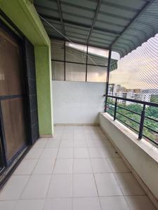 Balcony Image of 900 Sq.ft 2 BHK Apartment / Flat for rent in Eisha Erica, Dhayari Pune for Rs. 20000