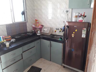 Kitchen Image of 650 Sq.ft 2 BHK Builder Floor for sale in Trimurti Nagar Nagpur for Rs. 3500000