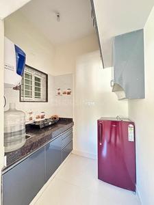 Kitchen Image of 650 Sq.ft 1 BHK Builder Floor for rent in HSR Layout Bengaluru for Rs. 33000