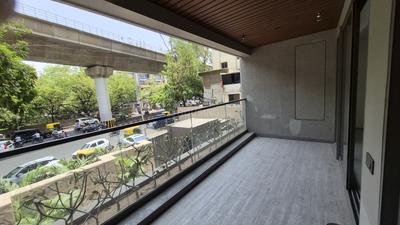 Balcony Image of 2000 Sq.ft 4 BHK Apartment / Flat for rent in Swati Symphony, Bodakdev Ahmedabad for Rs. 110000