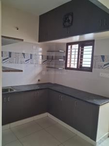 Kitchen Image of 675 Sq.ft 1 BHK Independent House for rent in Kasturi Nagar Bengaluru for Rs. 19000