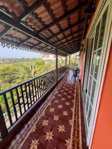 Balcony Image of 550 Sq.ft 1 BHK Apartment / Flat for rent in Sernabatim Goa for Rs. 25000